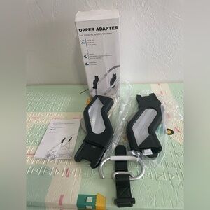 Upper Adapter for Vista V2, V3 Strollers - Black